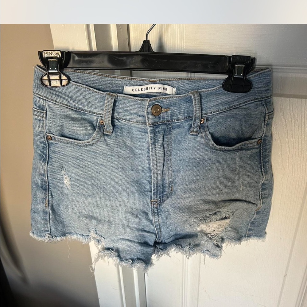Celebrity Pink Women's Blue Denim Shorts